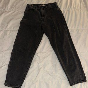 LEVI'S High Loose Taper Fit Women's Size 31x29 Black Jeans